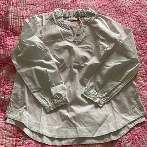 Vineyard Vines ruffle neck popover